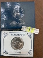 Washington Commemorative Silver Half Dollar Uncir.