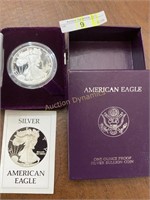 American Eagle 1 OZ. Proof Silver 1986
