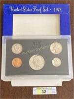 1972 US Mint Proof Coin Set