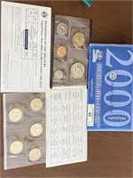 2000 US mint Uncirculated Coin Set, Philadelphia