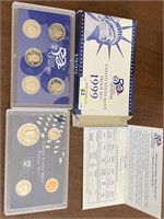 1999 US Mint Proof Coin Set