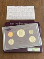 1986 US Mint Proof Coin Set