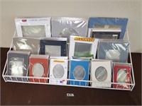 Picture frame incerts with display rack