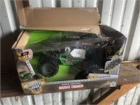 Radio Controlled Grave Digger Truck & a Large Tote