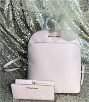 Lovely Michael Kors Backpack and Wallet