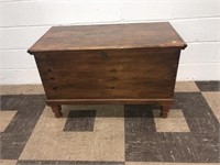 Antique Softwood Blanket Chest