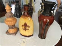 (3) Decorator Vase ( Right Side 21" T)