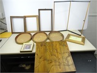 Assorted Vintage and Antique Picture Frames and