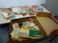 Large Lot of Vintage Cards (many unused) Letters,