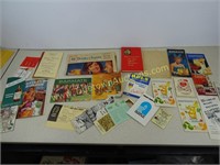 Vintage Bar Related Pamphlets Recipes and Books