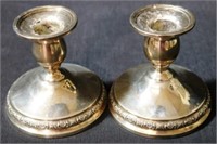 Int'l "Prelude" Sterling Silver Candle Holders