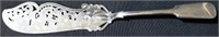 English Hallmarked Silver Plated Serving Knife