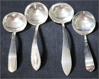 Lot of 4 Sterling Silver Spoons