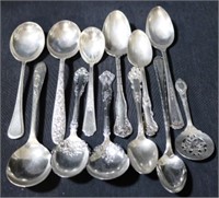 Lot of 12 Assorted Silver Plated