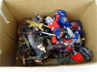 Box of Action Figures and Related