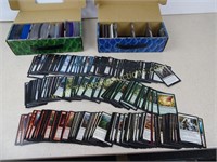 Box of Magic Cards and Box of Empty Card Sleeves