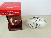 Two Footballs - One is Signed but not