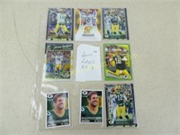 Lot of 8 Aaron Rodgers Cards