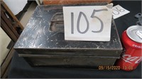 Vintage metal spice box / or cash box