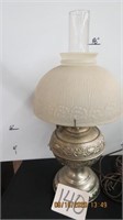 21" tall electrified oil lamp, needs rewire
