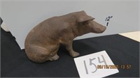 Cast iron vintage pig