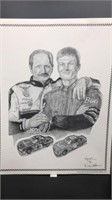 8-Dale Adkins NASCAR Print Art