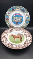 4-Hand Painted Plates