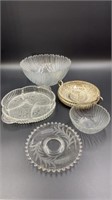 Glass and Crystal Serving Dishes