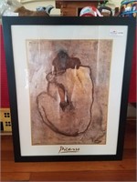 Framed print by Picasso 24.25x30.5