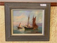 Painting oil on canvas signed Friswold 65 of