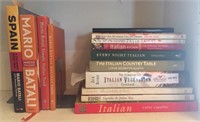 Fifteen cookbooks on Italian cooking including