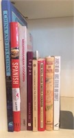 Eight cookbooks from different cuisines i