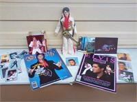 Elvis doll and memorabilia
