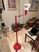 Red Adjustable Floor Lamp