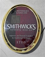 Large Smithwick's Irish Ale Bar Sign / Light