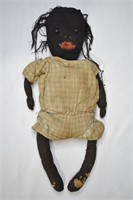 Antiqe Gollie Doll Folk Art