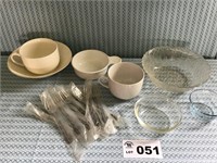 MISC DISHES & FLATWARE