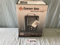COMFORT ZONE ELECTRIC HEATER. NEW IN BOX