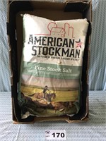 AMERICAN STOCKMAN FINE STOCK SALT. 50 lbs