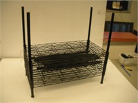 Black Wire Rack Shelves, 12x21x60