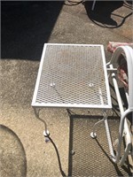 Metal Patio End Table