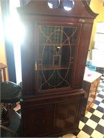 Mahogany China Curio Cabinet