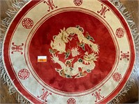 Chinese Dragon Round Rug