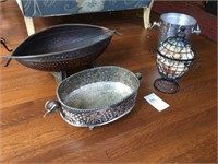 Decorator Bowls ~ Vase & Ice Bucket (4) PCS