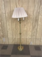 Brass Triple-Socket Floor Lamp