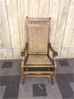 Antique Cane Seat/Back Rocking Chair
