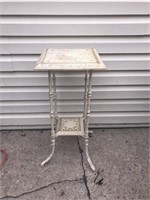 Iron Scrolled Decorated Plant Stand