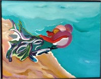 Marvin Gutin Impressionistic Art Oil on Canvas