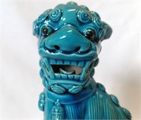 Turquoise Blue Chinese Fool Dog
