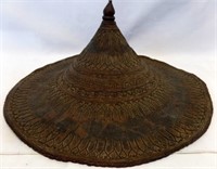 Old Rice Paddy Bamboo Woven Coolie Field Hat
